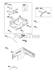 Briggs & Stratton 15T207-0013-F1 - Briggs & Stratton Horizontal Engine