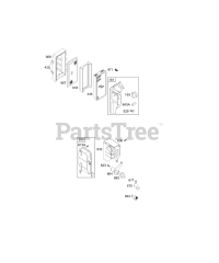 Briggs & Stratton 133432-1010-E2 - Briggs & Stratton Horizontal Engine Air Cleaner, Muffler
