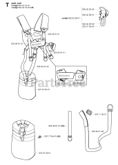 Husqvarna 343 R - Husqvarna String Trimmer (SN: 20031800001 - 20043100000) HARNESS