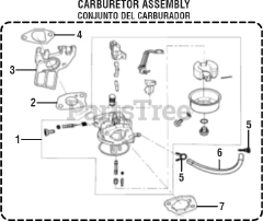 PowerStroke PS 903500 A - PowerStroke 3500 Watt Generator General Assembly - Carburetor Assembly