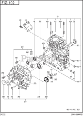 Subaru Robin DY232BB0210 (DY23-2) - Subaru Robin Engine, Diesel 102 Crankcase
