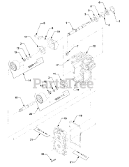 Cub Cadet 5252 (54AE52D-710) - Cub Cadet Compact Tractor Hydrostatic Transmission