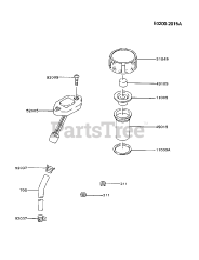 Kawasaki FA130D-BS10 - Kawasaki Engine FUEL-TANK/FUEL-VALVE