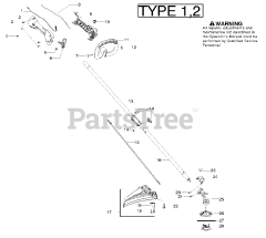 Poulan Pro PPB 335 - Poulan Pro String Trimmer, Type 1