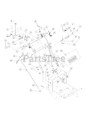 Cub Cadet G 1548 (55AE232S150) - Cub Cadet Walk-Behind Mower Handle Assembly
