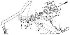 Honda EX5500 K1 A/B (EA1) - Honda Generator, Made in Japan (SN: EA1-1072384 - EA1-1099999) THERMOSTAT CASE (2)