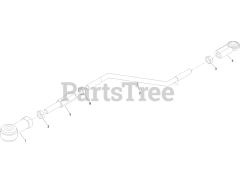 Toro 72028 (7500-D) - Toro 60" Z Master Zero-Turn Mower, Rear-Discharge Deck (SN: 416262337 - 416288793) Rod Linkage Assembly No. 126-6131