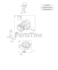 Briggs & Stratton 216802-0108-E1 - Briggs & Stratton Vertical Engine Cylinder, Engine Sump