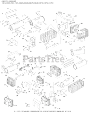 Kohler CH680-3013 - Kohler Command PRO Engine, Made for Toro, 22.5hp, 16.8kW 11 Exhaust
