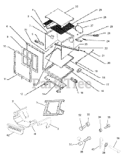 Gravely 890106 - Gravely Rapid XZ Peco Bagger (SN: 001000 & Above) Grass Container Assembly