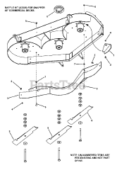 Snapper 7063305 - Snapper 48" Baffle Kit