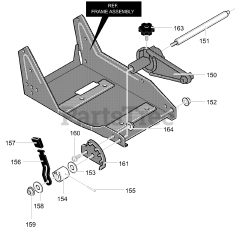 Murray 13052x10A - Murray Edger (2000) Height Adjust Lever Assembly