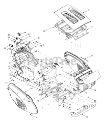 Lawn Chief 13AG619H022 - Lawn Chief Lawn Tractor (2001) (Cotter & Company) Hood Style 9 &amp; Electrical