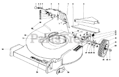Toro 23333 - Toro 21" Whirlwind Hevi-Duty Walk-Behind Mower (SN: 008000001 - 008999999) (1978)