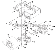 Gravely 915106 (ZT 2350) - Gravely 50" Zero-Turn Mower, 23hp Kohler (SN: 000101 & Above)