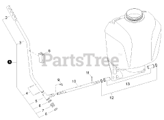 Shindaiwa SP 40 BPS - Shindaiwa Manual Sprayer, Backpack (SN: MSP10001001 - MSP10999999)