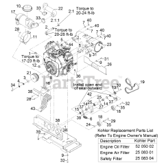 Exmark NV730EKC - Exmark Navigator Front Mount Mower, Kohler ECV730 EFI (SN: 312000000 - 312999999) (2012)