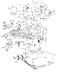 Lawnflite 146-834-009 - Lawnflite Garden Tractor (1986) (Hardware Wholesalers)