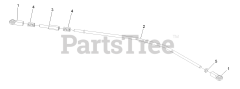 Exmark VTS651KA484 - Exmark 48" Vantage S-Series Stand-On Mower, Kawasaki FX651V (SN: 313000000 - 313999999) (2013) LH Tracking Control Linkage Assembly No. 116-4936