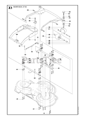 Husqvarna PR 17 AWD (966772701) - Husqvarna Swedish Riding Mower (2012-02) 103CM CUTTING DECK