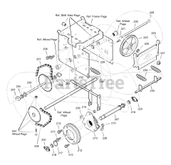 Scotts 624808x31D - Scotts 24" Snow Thrower (2002) Drive