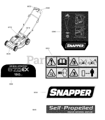 Snapper ESPV 21675 (7800253) - Snapper 21" Walk-Behind Mower, 6.75hp