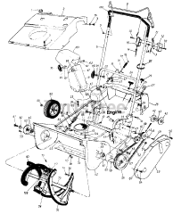 MTD 31184-9 - MTD Snow Thrower (1989)