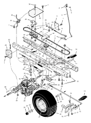 Stanley 425605x683A - Stanley 42" Lawn Tractor (2001)