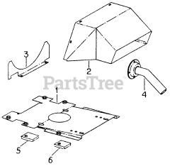 Cub Cadet 1604 (143-580-100) - Cub Cadet Garden Tractor Engine Mounting