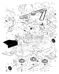 Briggs & Stratton 465605x48A - Briggs & Stratton 46" Lawn Tractor (2003) (Mills) Mower Housing