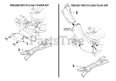 Snapper P 217019BV (7800033) - Snapper 21" Walk-Behind Mower, 7hp RECYCLING KITS ACCESSORY