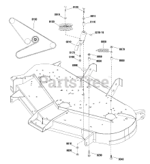 Simplicity 2691368-00 - Simplicity Regent S 48" Lawn Tractor, 25hp Briggs & Stratton 48" (122cm) Mower Deck - Clutch &amp; Support Group