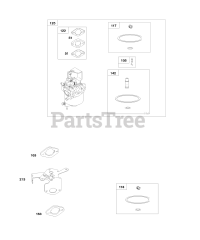 Briggs & Stratton 246435-0111-B1 - Briggs & Stratton Horizontal Engine