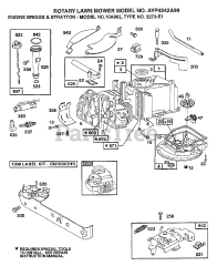 Electrolux/AYP 4242 A99 - Electrolux/AYP Walk-Behind Mower (1999)