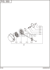 Subaru Robin DY300D12380 (DY30) - Subaru Robin Engine, Diesel 550 Cooling &amp; Starting