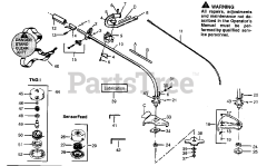 Weed Eater XT 85 - Weed Eater String Trimmer CUTTING HEAD &amp; DRIVE SHAFT