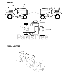 Snapper ST 1942 (2691569-00) (960440015) - Snapper 42" Lawn Tractor, Hydro Drive, 19hp