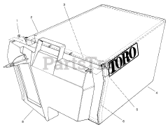 Toro 59194 - Toro Rear Bag Kit for 21" HP Recycler Mower