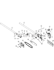 Cub Cadet PS 720 R (41BJPS-C954) - Cub Cadet Trimmer Plus Pole Saw Attachment General Assembly