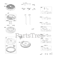 Briggs & Stratton 445577-0435-E1 - Briggs & Stratton Vertical Engine Flywheel, Controls