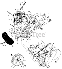 White Outdoor RB-580 (210-430-190) - White Outdoor Roto Boss Tiller (1990)