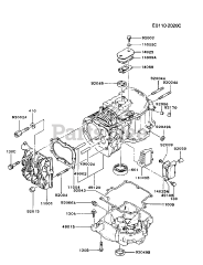 Kawasaki FB460V-AS29 - Kawasaki Engine CYLINDER/CRANKCASE