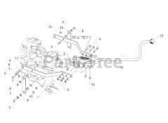 Troy-Bilt 21A-682T766 - Troy-Bilt Horse Rear-Tine Tiller (2018) Drive Lever