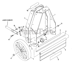 Snapper RT 2151 (80045) - Snapper Walk-Behind Trimmer RT2151 Frame