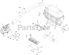 Exmark 146-4984 - Exmark Ultravac Quick Dump Collection System, 7 Bushel (SN: 417930746 & Above) (Rev A) (2025)