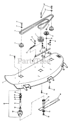Toro 75-48MS01 - Toro 48" Side-Discharge Mower Deck (1977)