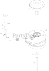 Toro 74874 (X 4850) - Toro 48" Titan Zero-Turn Mower (SN: 400000000 - 409239999) Clutch Assembly