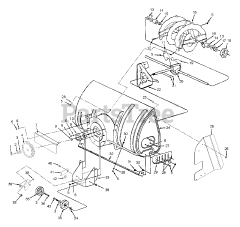 Gravely 815012 - Gravely 42", 46" Snow Blower for ZT Series (SN: 001001 & Above)