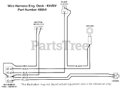 Scag SWZ-14KH - Scag Walk-Behind Mower, 14hp Kohler (SN: 40000 - 49999) WIRE HARNESS ENG. DECK - KH/BV