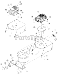 Bear Cat WV 190 S - Bear Cat Walk-Behind Vacuum, 190cc Briggs & Stratton (SN: H07102 & Above) Engine (Push)